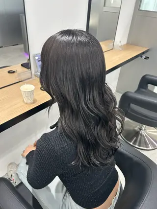 ロング 艶感ミルクティー🤍 色落ち綺麗🤍ともやのヘアスタイル