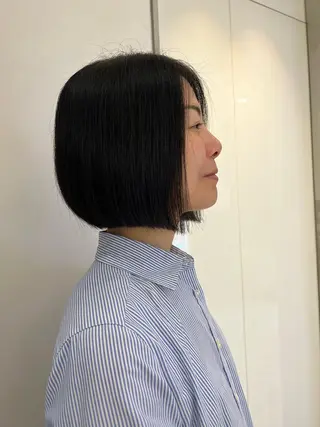 ショート 顔周り/透明感/銀座 🩵りのせのヘアスタイル