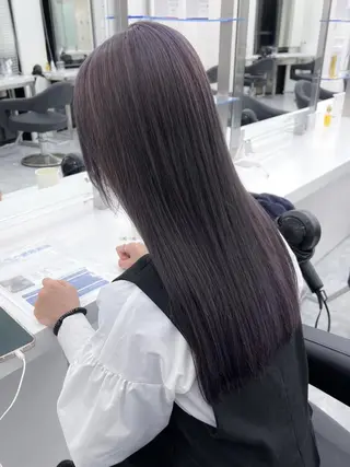 カラー 透明感ラベンダー/ レイヤー/表参道のヘアスタイル