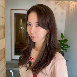 ロング カラー ヘアアレンジ 矢場町/8時-22時 JILLSTUDIOのヘアスタイル