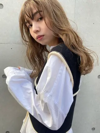 カラー green上野所属・Haruto /ナチュラル艶カラーのヘアスタイル