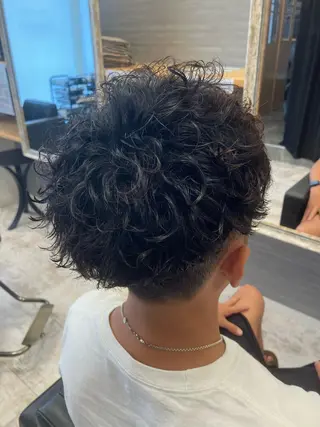 パーマ メンズ メンズ特化/パーマ/ フェードWATARUのヘアスタイル