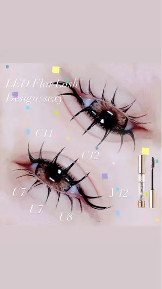 マツエク・マツパ MONSTER EYELaSHのマツエク・マツパデザイン