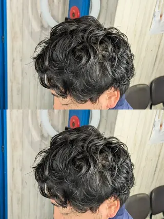 パーマ メンズ メンズパーマ/ボブ/ レイヤー店長えのもとのヘアスタイル