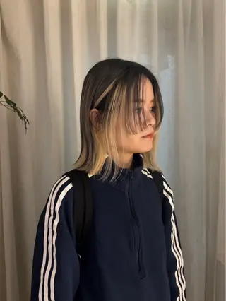 カラー カットモデル FILMSりくのヘアスタイル