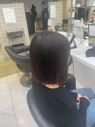 ミディアム カラー モテ艶🤍透明感 レイヤー🤍教真のヘアスタイル