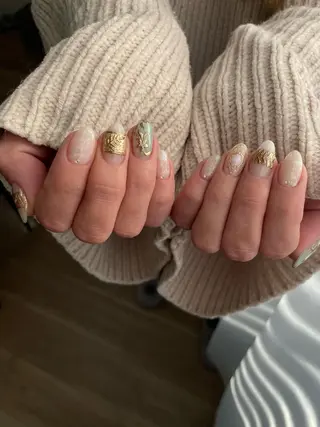 ショート ネイル Statice所属・YUNA FUKUDAのネイルデザイン