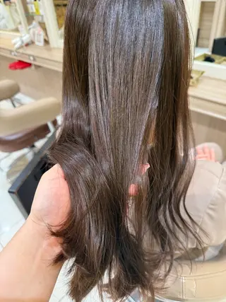 ロング カラー ヘアアレンジ 韓国ヘアメイク🎀/ 縮毛矯正✨山本媛香のヘアスタイル