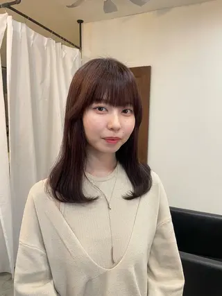 ミディアム 顔周りカット 🎀サヤカ🎀のヘアスタイル