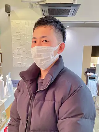 メンズ メンズパーマ/フェ ザーパーマ/古川晴輝のヘアスタイル