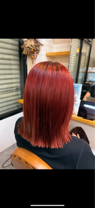 ミディアム 谷口 瑠南のヘアスタイル