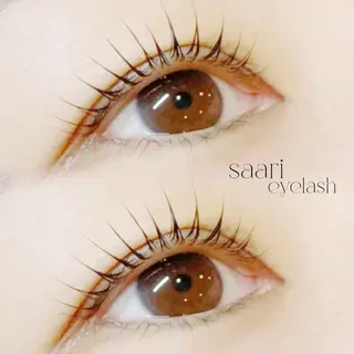 マツエク・マツパ saari eye lash staffのマツエク・マツパデザイン