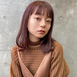 ミディアム カラー tane.所属・【ダメージレス施術】 【透明感】北村 拓也のヘアスタイル