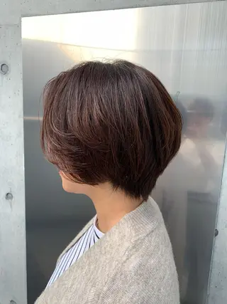 ショート 似合わせショート🌿 ボブ🫧 乾辺真悠子のヘアスタイル