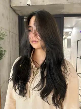 ロング カラー 中里　凜 /自由が丘のヘアスタイル