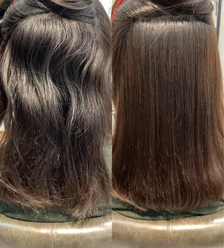 セミロング 船津　天 /縮毛矯正/髪質改善のヘアスタイル