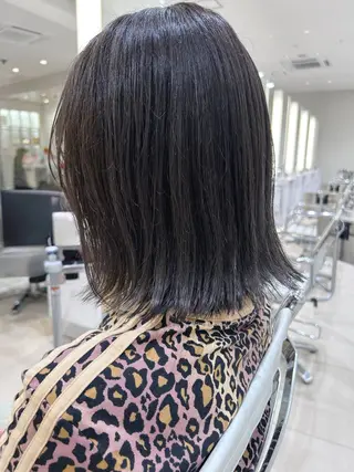 ミディアム ボブ・暖色カラー🌟 渡辺瑚十音のヘアスタイル