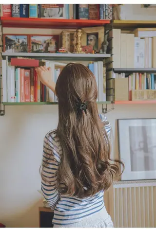 ロング 三浦 望のヘアスタイル