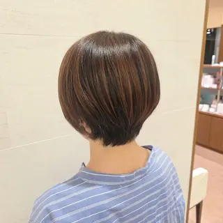 ショート レナークソワン ちだしえりのヘアスタイル