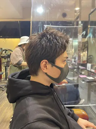 ショート カラー メンズ メンズスタイル /メンズパーマ/須藤のヘアスタイル