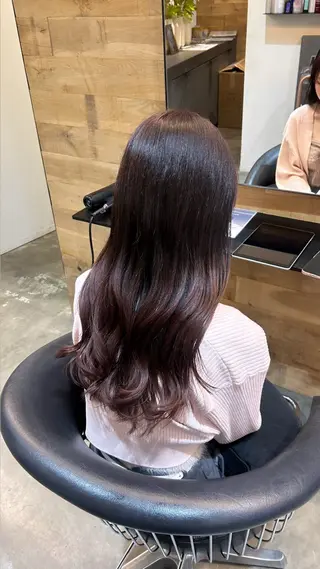 ロング カラー moeka/札幌/ 透明感カラーのヘアスタイル