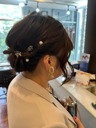 ショート ヘアアレンジ ひな ALBA🐰三鷹のヘアスタイル