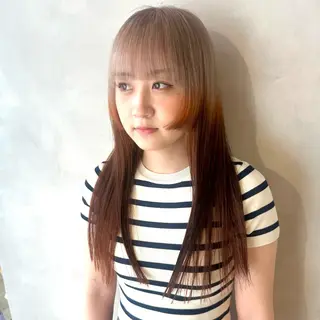 カラー デザインカラー/パー マ🦖外岡咲希🦖のヘアスタイル