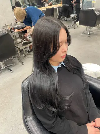 ロング カラー レイヤー×顔周 り×髪質改善/MIUのヘアスタイル