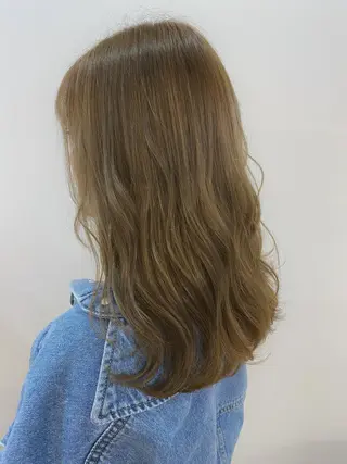 セミロング 藤野 陵平のヘアスタイル