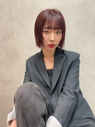 ショート MAR.co薬院浄水店所属・薬院aiko 🧡暖色艶髪のヘアスタイル