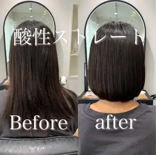 ミディアム 【酸性ストレート】 宮下和明のヘアスタイル