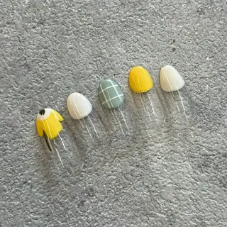 ネイル ⭐︎休業中の練習⭐︎ JNA認定講師髙橋のネイルデザイン