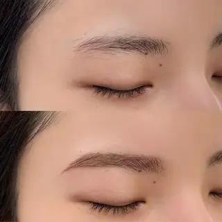 アイブロウ 🎀🩶韓国風束感 エク/マナミ🪽のマツエク・マツパデザイン