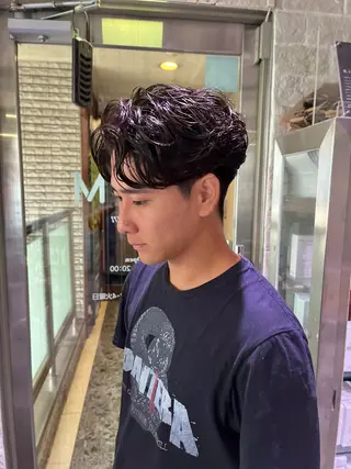 ショート パーマ メンズ daichi (UMM)のヘアスタイル