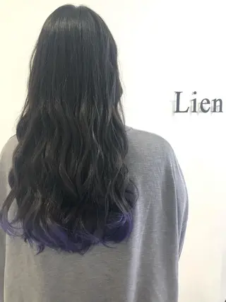 ロング カラー Lien by hair所属・宮崎 睦のヘアスタイル
