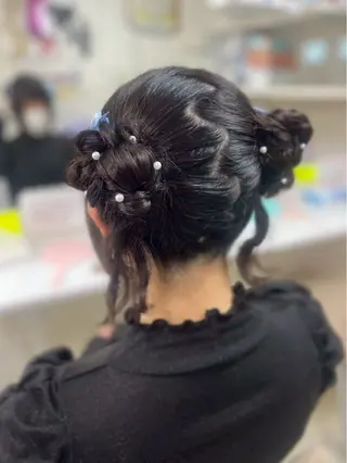 ミディアム へアセット/心斎橋 支持率No.1✨🌈のヘアスタイル