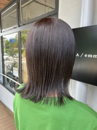 ミディアム 🩵FERIA 桃山台　足立あゆみのヘアスタイル