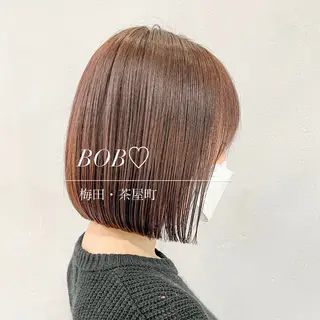 ショート ウラ‎🤍𐙚 ボブ ・ショート・艶カラーのヘアスタイル