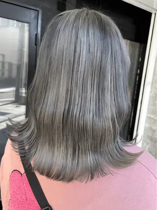 セミロング カラー ハイトーン/韓国風/ 艶髪/吉祥寺のヘアスタイル