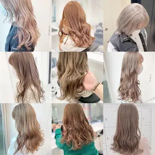 カラー 似合わせ💗骨格矯正 💗透明感カラー💗のヘアスタイル