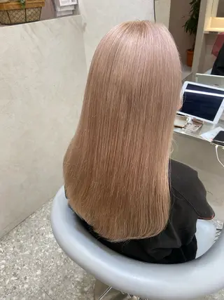 ロング カラー 新宿/韓国ヘア 中明度カラー/かやのヘアスタイル