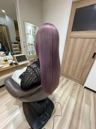 ロング カラー 🌈派手髪ハイトーン 🌈鈴木亮太🌈のヘアスタイル