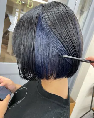 ショート 🍓🍒ダブルカラー モデルmio🍒🍓のヘアスタイル