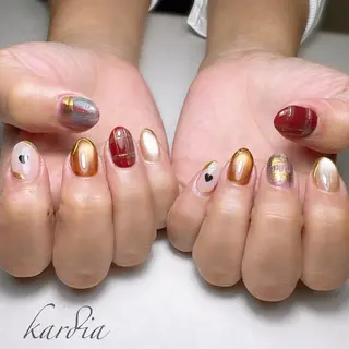 ネイル καρδιά -ｶﾙﾃﾞｨｱ-のネイルデザイン