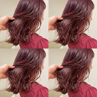 ミディアム カラー レイヤー×髪質改善 マネージャー安藤光司のヘアスタイル