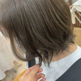 カラー 似合わせ/透明感カラ ー/QUATRO谷口のヘアスタイル