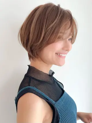 ショート ショート/ボブ/縮毛 三上達大のヘアスタイル