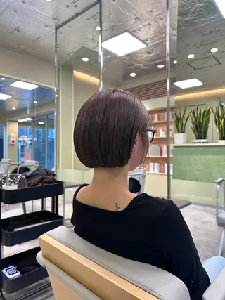 ショート ボブ/ぱつっとボブ/ 谷口 海星のヘアスタイル