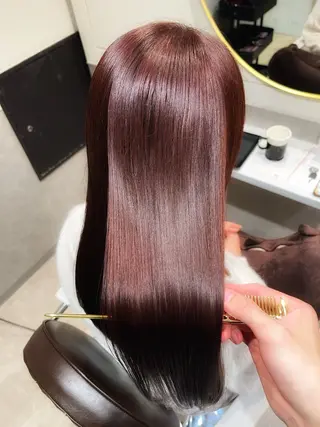 セミロング 銀座⭐️髪質改善⭐️ 平中　留生のヘアスタイル