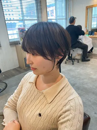 ショート カラー [店長]加地 峻のヘアスタイル
